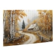 thumbnail image 2 of 500 PCS 500 Piece Jigsaw Puzzles The Way Home,Stunningly Vibrant Colors,Oil Painting Style Wooden Puzzle For Adults,Ideal For Relaxation And Family Fun,Every Piece Is Unique, 2 of 6