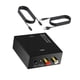 thumbnail image 4 of Convertidor audio digital a analógico, con cable óptico, DAC multiusos para principiantes, convertidor óptico a analógico L/R para TV doméstica., 4 of 8