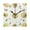 Black, variant on Gold Dots Wall Clock Square Clock Decoration Creative Clock Dual Use Black Pointer 7.78in