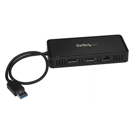 UPC: 0065030874328 | StarTech USB to Dual DisplayPort Mini Docking Station – Dual 4K 60Hz – GbE – USB 3.0