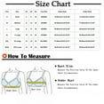 thumbnail image 3 of LEEYNEER Bras for Women  Ladies Traceless Comfortable No Steel Ring Vest Breathable Gathering Front Opening Buckle Bra Woman Underwear, 3 of 4