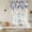 Off-White, variant on Blue Roses Balloon Curtains for Windows, Bedroom Curtains 54 Inch Length, Spring Floral Elegant Pastoral Flowers Botanical Tie Up Curtains Panels Thermal Insulated Bathroom Curtains Window 42"x54"