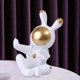 thumbnail image 3 of 2x Modern Rabbit Statue Miniature Figurine Bunny Sculpture Ornament Fernando Estatuilla de conejo moderno, 3 of 8