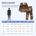 thumbnail image 4 of Fotbe Western Skeleton Cowboy Horse Pijama de Hombre con Estampado de Manga Larga, Conjunto de 2 Piezas, Ropa de Dormir Suave y Cómoda con Bolsillos-Large, 4 of 7