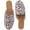 White-leopard, variant on Ecetana Mules for Women Backless Flat Slides Shoes Ladies Slip-on Loafers