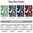 thumbnail image 5 of Lalado 5ft x 8ft Shag Area Rug, Soft Fluffy Indoor Tie-Dye Area Rugs for Living Room Bedroom Decor Carpet, Blue & White, 5 of 5