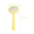 thumbnail image 2 of COMPUKAS Plastic Pet Grooming Comb with Comfortable Handle for Easy Loose Hair Removal and Massage, 2 of 8