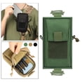 thumbnail image 1 of Estuche portátil Molle para teléfono móvil con soporte para interfono para al aire libre Verde Sharpla Estuche deportivo para teléfono, 1 of 8