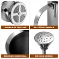 thumbnail image 5 of KAKOWELY 304 Stainless Steel Milk Foamer Double Layer Filter Screen Manual Milk Frother Cappuccino Latte Coffee Pitcher Kitchen Ultensil (800cc),9.45"X6.3"X4.33", 5 of 5