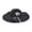 Black, variant on 3 Fans Solar Cooling Sun Hat With Adjustable Strap Upf 50+ Wide Brim Fishing Cap For Fishing Gardening Hiking(Beige-42Cm)