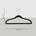 thumbnail image 4 of Ganchos de ropa Colorhome Terciopelo 50pzas Grandes Perchas organizadores, 4 of 7