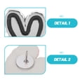 thumbnail image 3 of FUTUREORYY 50Ud Chinchetas Decorativas En Para Oficina Y Tableros De Mensajes, 3 of 6