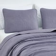 thumbnail image 3 of Chezmoi Collection Luca 3-Piece Oversized Bedspread Set, Queen Size, Dusty Purple, Summer Quilt Lightweight Microfiber Bedspread 100 x 106, Floral Medallion Pattern Coverlet for All Season, 3 of 9