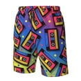 thumbnail image 4 of Logiee Vintage Audio Cassettes Print Mens Swim Trunks Quick Dry Board Shorts,Breathable Hawaii Beach Shorts Swimwear Bathing Suits-Medium, 4 of 6