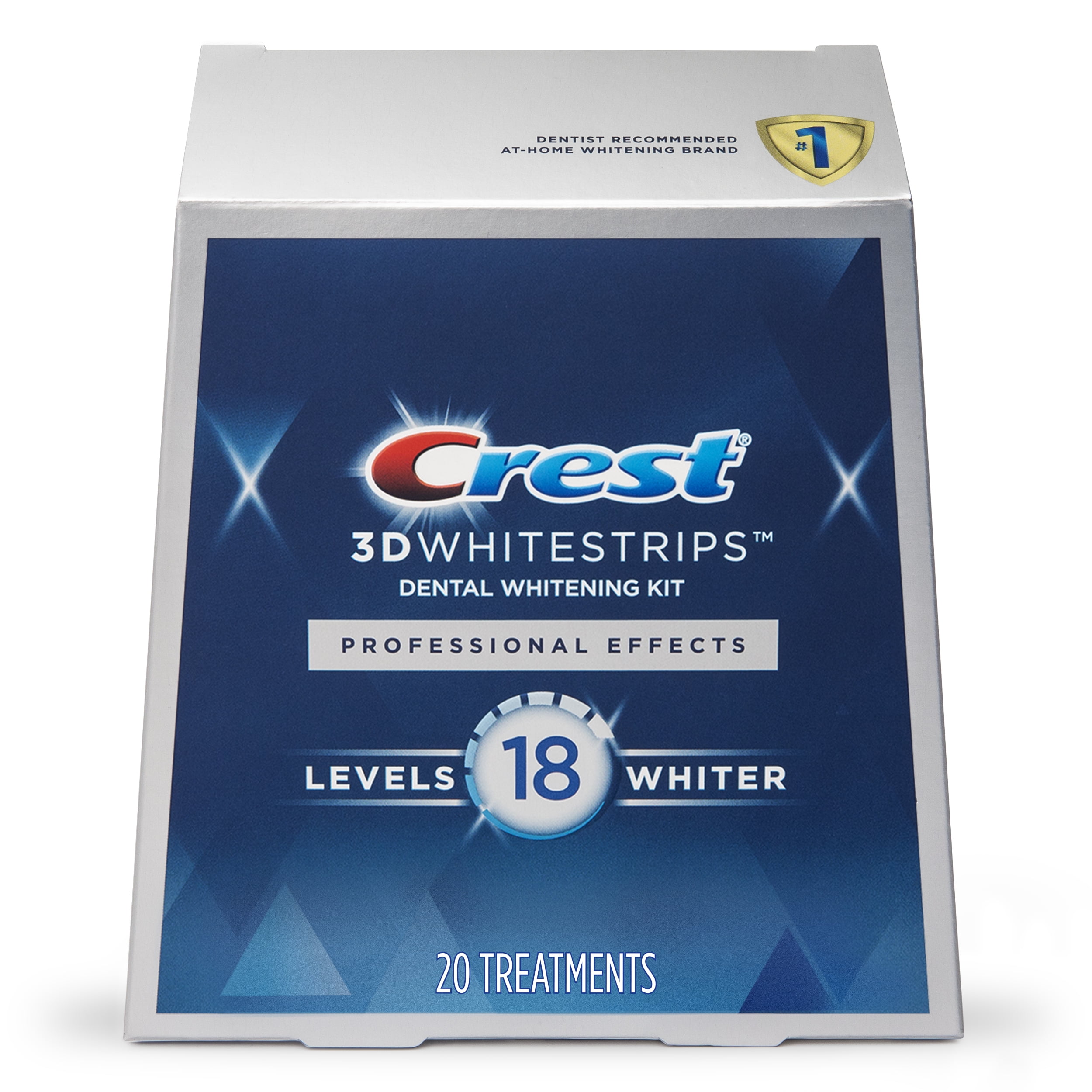 Crest 3D Whitestrips Professional Effects At-home Teeth Whitening Kit, 20 Treatments