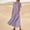 Purple, variant on TAGOLD Womens Summer Dresses,Women's Summer Short Sleeve Solid Color Soft Comfortable Long Dress