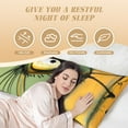 thumbnail image 6 of Zufioo Quirky Cartoon 123 Print 20x54 Inch Long Body Pillowcase, without Pillow Core, Pillow Case with Hidden Zipper, Ideal Gift for Home Furnishings, 6 of 7