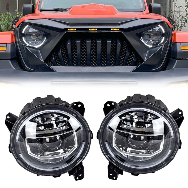 AMERICAN MODIFIED LED Halo Headlights for 18-22 Wrangler JL/Gladiator JT