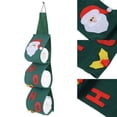 thumbnail image 4 of Christmas Toilet Paper Roll Storage Bag Santa Towel Holder Papers 3 Layer for Home Bedroom Bathroom Napkin Holders, 4 of 7