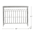 thumbnail image 3 of Tcbosik Modern Metal Console Table, 40 inch Behind Couch Table, Rectangular Accent Sofa Table for Entryway, Hallway, Living Room, Gray, 3 of 7