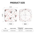 thumbnail image 5 of Disketp Heart Panda for Square Chair Cushion Covers for Hotel, Bedroom, Office,Machine Washable-Two Pieces, 5 of 7