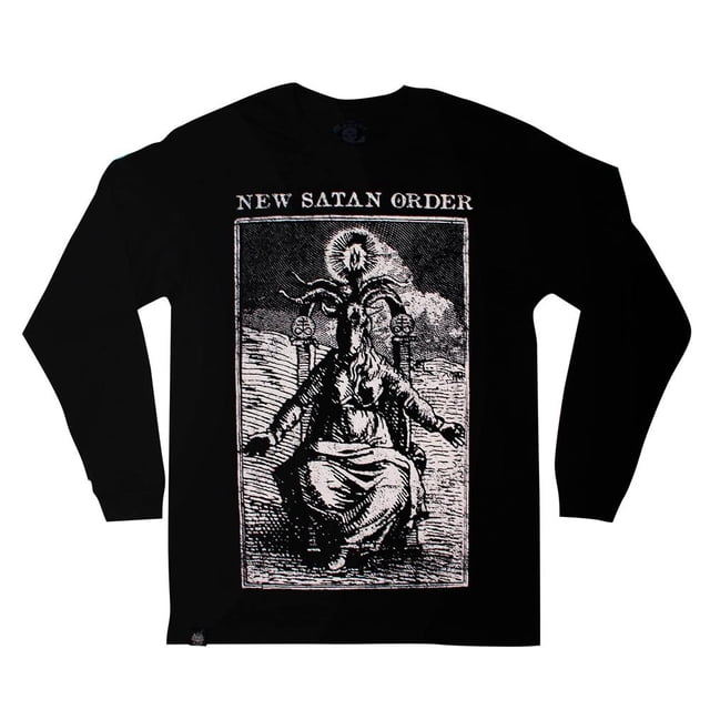 Playera Manga Larga Kingmonster New Satan Order Kingmonster Estampado