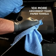 Auto Drive Tear Away Car Wash Multi-Purpose Microfiber Towel Roll, 75 Pack
