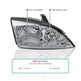 thumbnail image 3 of Spec-D Tuning Headlights Chrome Compatible with 2005-2007 Ford Focus L+R Pair Head Light Lamp Assembly, 3 of 6