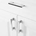 thumbnail image 5 of KOOFIZO 10 Pack Wide Foot Cabinet Bar Pull - Chrome Modern Solid Handle, 3 Inch/76mm Screw Spacing, 5 of 7