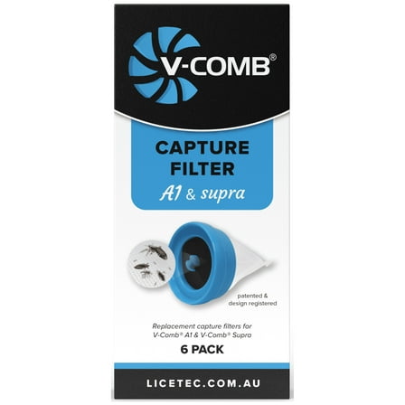V-COMB A1 Capture Filter 6pk (Disposable Replacement Filters)