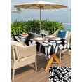 thumbnail image 5 of Outdoor Tablecloth with Umbrella Hole for Patio/Picnic/Party/Camping, Black Leaves Waterproof Table Cloth Rectangle Table Cover Washable, Farmhouse Botanical Leaf Branch Vintage Modern (60"x 102"), 5 of 9