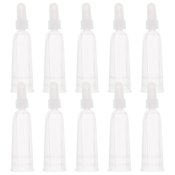 10 protectores de dedos para ampollas, tapones dispensadores de viales, tapas de plástico para ampollas líquidas, mini abridor de viales para ampollas de 2 ml.