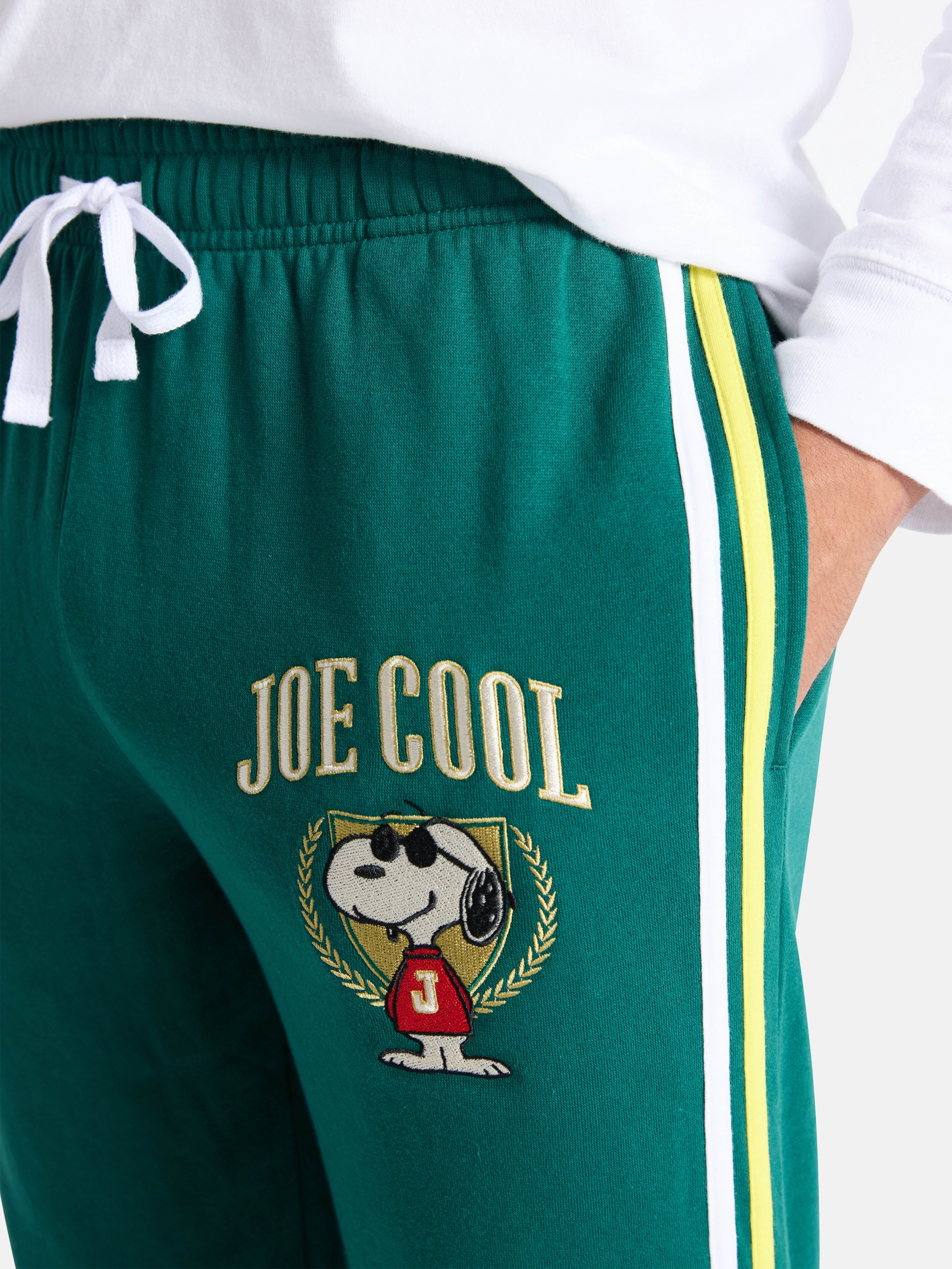 Peanuts Snoopy Men's and Big Men's Joe Cool Relaxed Fit Fleece Sweatpants, Sizes XS-3XL