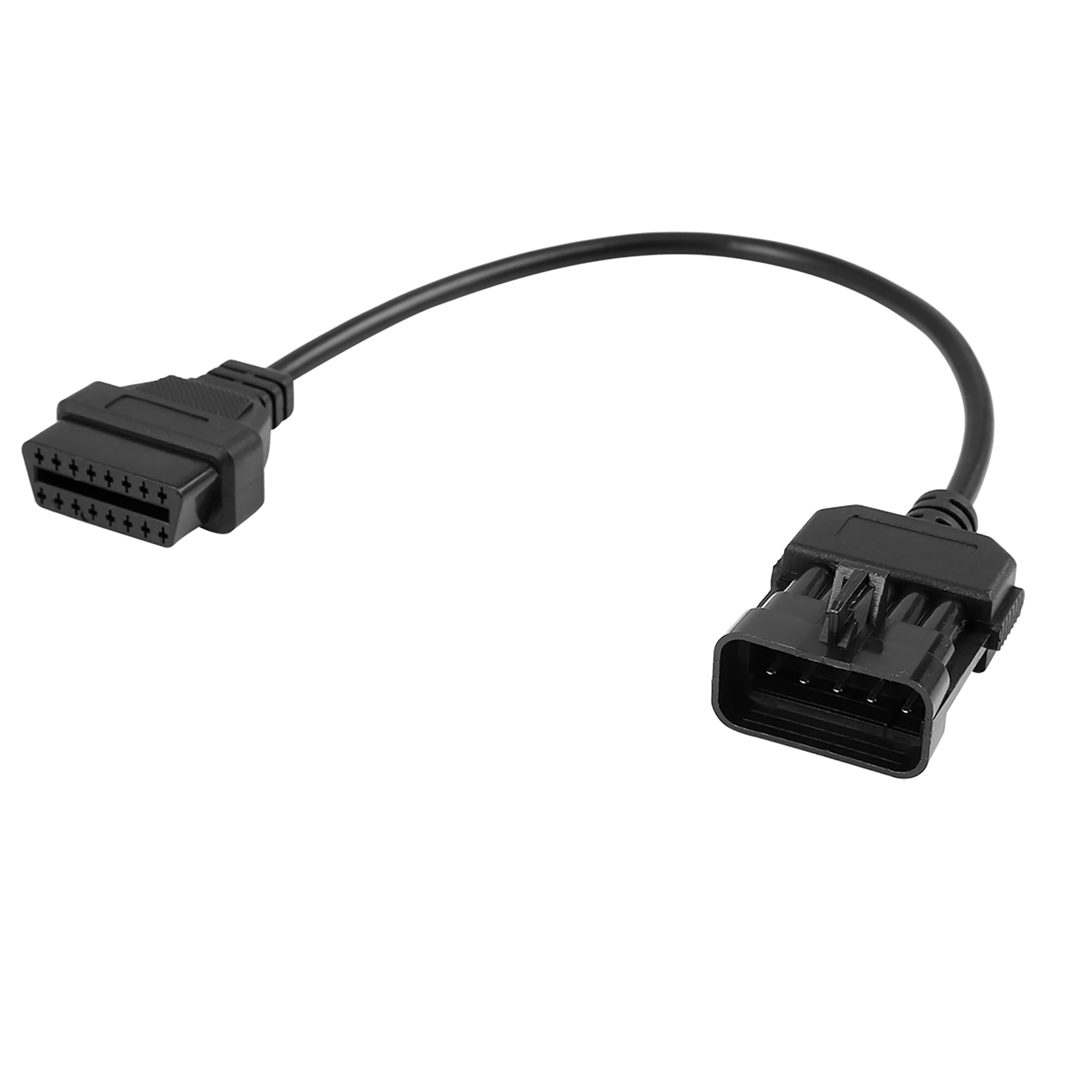 Unique Bargains OBD2 Diagnostic Female Extension Cable for Opel - 10 Pin to 16 Pin 40cm