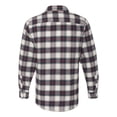 thumbnail image 3 of Burnside Men's Yarn-Dyed Long Sleeve Flannel Shirt, Style 8210, 3 of 3