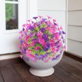 thumbnail image 1 of Flores artificiales, plantas artificiales, decoración de flores falsas, bonsái de jardín, decoración de clavijas de flores artificiales, decoraciones de plantas verdes simuladas, 1 of 7