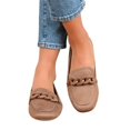thumbnail image 1 of Sandalias de dedo cerrado para mujeres loafers Pump Flats zapatillas de ocio de verano, 1 of 3