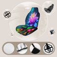 thumbnail image 4 of Magical Lotus Garden Set of 2Pcs Car Seat Covers Easy Clean Automobile Seat Protector Car Interior Accessories, 4 of 6