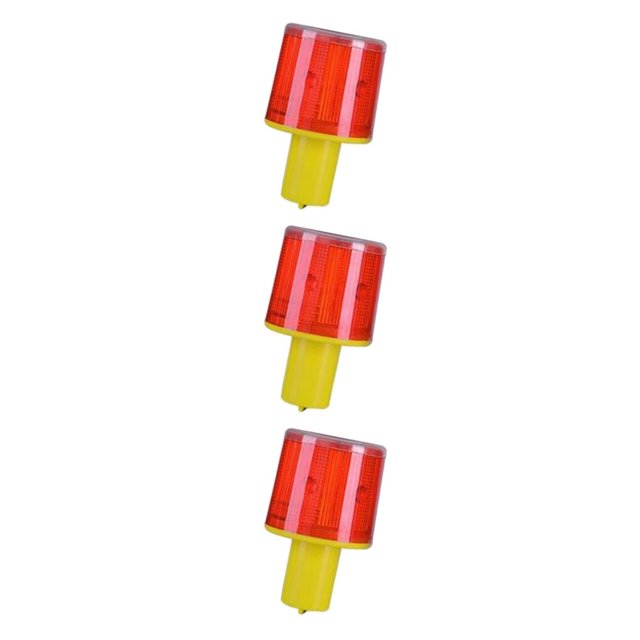 Baohd Solaire LED Rond Avertissement Lumière Polyvalent Alarme de la Circulation Flash Type E 3Set