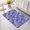 Purple, variant on Green White Ink Splatters Non Slip Bathroom Mat, Abstract Minimalist Vintage Rough Texture Absorbent Bath Mat Rubber Backed Quick Dry Doormat Fit Under Door for Bathtub Shower Sink Kitchen 16"x24"