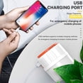 thumbnail image 5 of Solar / USB Rechargeable LED Camping Lantern Portable Lamp with Remote Control, Waterproof IP45 2200mAh Power Bank Hanging Lamp for Hiking, Emergency Outdoor Camping, 5 of 5