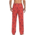 thumbnail image 2 of Top-kevin Red Penguin Pajama Pants Men's Lounge Pants Straight-Fit Men Pajama Bottoms, 2 of 7