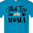 thumbnail image 4 of Inktastic Shih Tzu Mama with Flowers and Arrow T-Shirt, 4 of 5