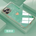 thumbnail image 1 of Funda de mármol de corazón de amor de lujo para iPhone, 11, 12, 13 Pro Max, X, XS, XR Max, 7, 8 Plus, SE 2020, fundas galvanizadas Fivean unisex, 1 of 2