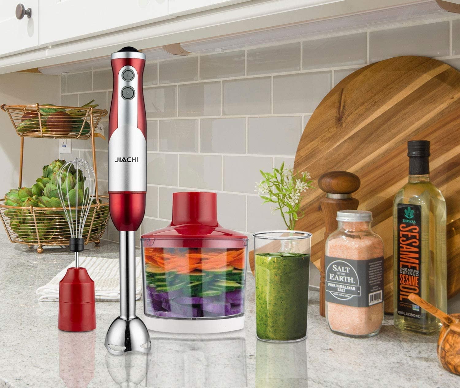 JiaChi 2-Speed Immersion Hand Blender