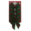 Holiday Time 4cy Green/Red Combination Bows
