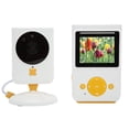 thumbnail image 2 of Monitor para bebés de 2,4 pulgadas con cámara, pantalla LCD, Control de voz inalámbrico de 2,4 GHz, Audio bidireccional para bebés AC100-240V, enchufe europeo, 2 of 10