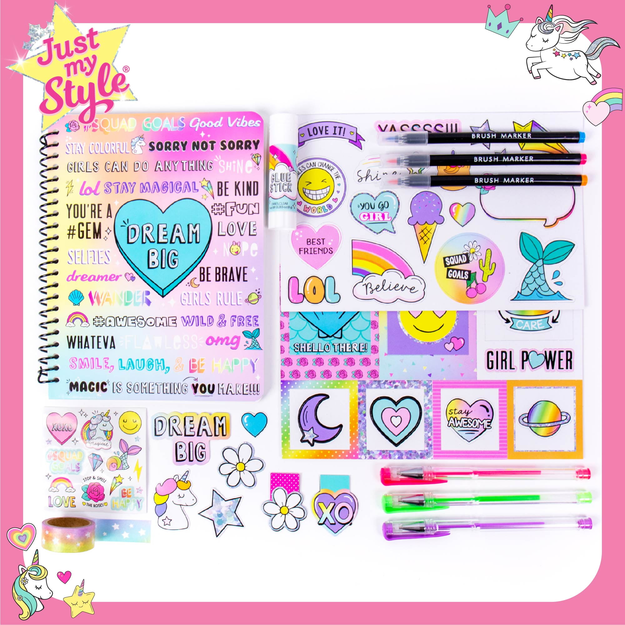 Just My Style Ultimate Sketchbook Kit for Kids: Fun Art