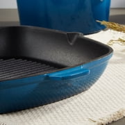 BergHOFF Neo 10pc Cast Iron Cookware Set, Blue