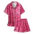 thumbnail image 4 of Hiiyo Big Girls DIY Hand Painted Pajamas Cute Cartoon Dinosaur Print Coloring Homewear, 4 of 4